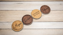 Load image into Gallery viewer, Custom Wood Wireless Phone Charger - Personalized with Name & Design - Unique, Eco-Friendly, Fast Charging - Perfect Gift!