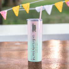 Load image into Gallery viewer, Personalized graduation gift, Custom graduate tumbler, Class of 2025, Graduate party gift for her, High school grad gift, Seniors 2025
