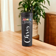 Load image into Gallery viewer, Administrative Team Gifts Tumbler, Admin Professionals Day Thank You Gift, Employee Appreciation Gifts, Admin Crew Essential Worker Tumbler