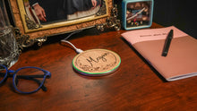 Load image into Gallery viewer, Custom Wood Wireless Phone Charger - Personalized with Name & Design - Unique, Eco-Friendly, Fast Charging - Perfect Gift!