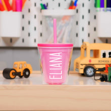 Load image into Gallery viewer, Personalized Kids Acrylic Tumbler 10oz, Party Favors gift for children, Customizable Tumbler, Personalized Name Tumbler, Kids Drink ware