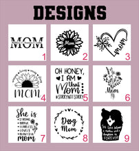 Load image into Gallery viewer, Personalized Mom Tumbler 20oz cup with handle, Mom gift, Mother's day, Christmas gift, Birthday Gift
