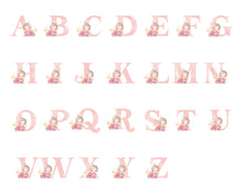 Load image into Gallery viewer, Custom Initial Princess Ornament - Letter Name Ornament - 2024 Family Ornament - Personalized - Christmas gift - Monogram Ornament