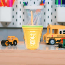 Load image into Gallery viewer, Personalized Kids Acrylic Tumbler 10oz, Party Favors gift for children, Customizable Tumbler, Personalized Name Tumbler, Kids Drink ware