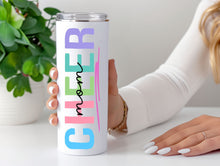 Load image into Gallery viewer, Cheer Gifts, Personalized Cheerleading Tumbler, Cheer Mom, Cheer Coach, Cheer Team Gifts, Cheer Leader