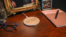 Load image into Gallery viewer, Custom Wood Wireless Phone Charger - Personalized with Name & Design - Unique, Eco-Friendly, Fast Charging - Perfect Gift!