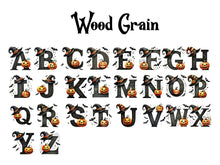 Load image into Gallery viewer, Custom Halloween Trick or Treat Bag - Personalized Name & Initial, 4 Design Options, Kids Halloween bag