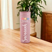 Load image into Gallery viewer, Administrative Team Gifts Tumbler, Admin Professionals Day Thank You Gift, Employee Appreciation Gifts, Admin Crew Essential Worker Tumbler