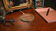 Load image into Gallery viewer, Custom Wood Wireless Phone Charger - Personalized with Name & Design - Unique, Eco-Friendly, Fast Charging - Perfect Gift!