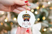 Load image into Gallery viewer, Bus Driver Christmas Ornament - Bus Driver Gift - Bus Ornament - Personalized Christmas gift - Bus Driver Appreciation Keepsake