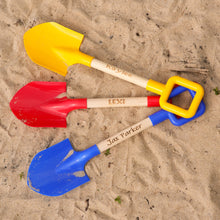 Load image into Gallery viewer, Personalized Beach shovel for kids, Engraved Beach shovels, sand shovels, party favors beach wedding, Sandbox shovels