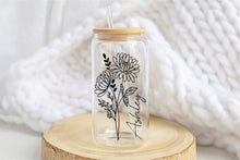 Load image into Gallery viewer, Personalized Birth Flower Tumbler, Custom Birth Flower Coffee Cup With Name, Bridesmaid Proposal Gifts for Her, Mothers day Gift