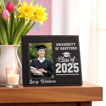 Load image into Gallery viewer, Personalized Graduation Frame – Custom Class of 2025 Picture Frame for Preschool, High School, or College – Graduate Name & School Gift