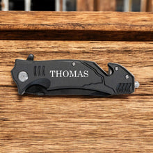 Load image into Gallery viewer, Groomsmen Proposal Gift Set, Custom Gift Box, Personalized Flask set and Knife for Best Man, Ushers & Groomsmen