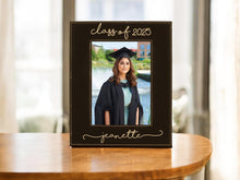 Load image into Gallery viewer, Graduation Picture Frame, High School Graduation Gift for Her, Gift for him, College Graduation, Personalized Photo Frame, Class of 2025