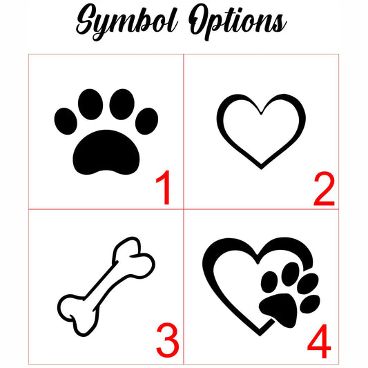 Personalized Pet Charm Bracelet: Custom Dog Cat Name Bangle - close-up of the custom engraving