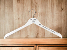 Load image into Gallery viewer, Graduation Gown Hanger, Personalized Graduation photo Prop Robe Hanger, College graduation Hanger, High School Graduation Hanger,
