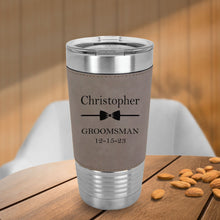 Load image into Gallery viewer, Personalized Tumbler for Men, Groomsmen Gifts, Best Man Gift, Gift for Him, Boyfriend Gift, Bachelor Party Gifts, Dad Gifts, Husband Gift