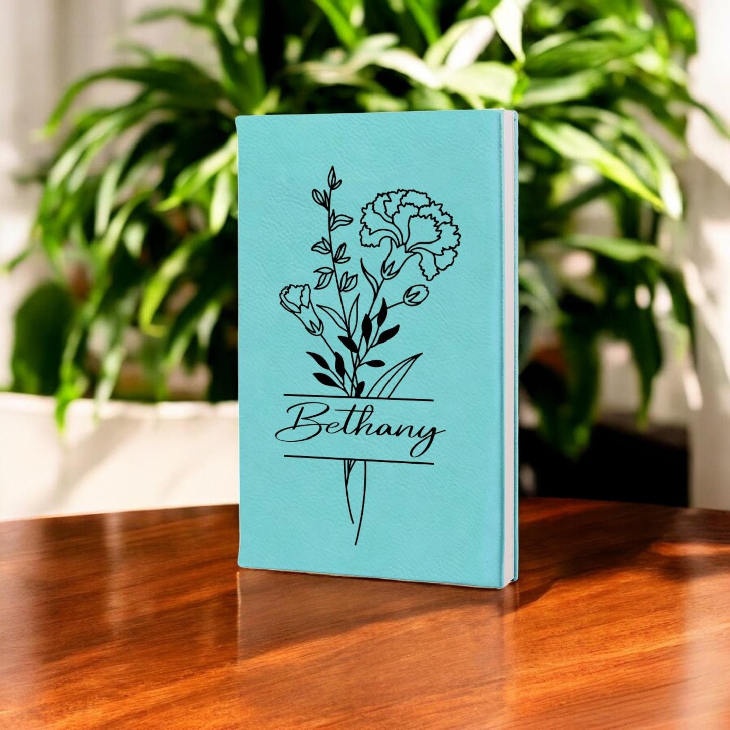 Personalized Birth Flower Journal