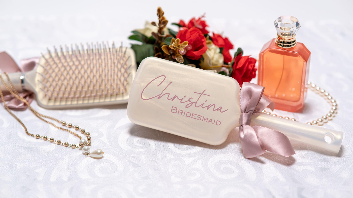 Bridesmaid gift - Personalized Hair Brush