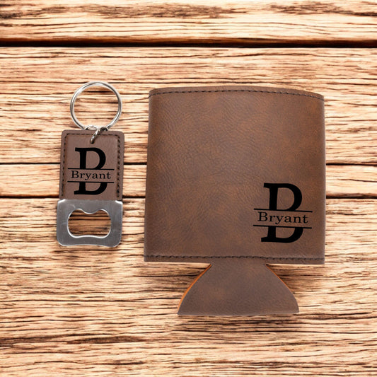 Personalized Groomsman Proposal Gift - close-up of the custom engraving