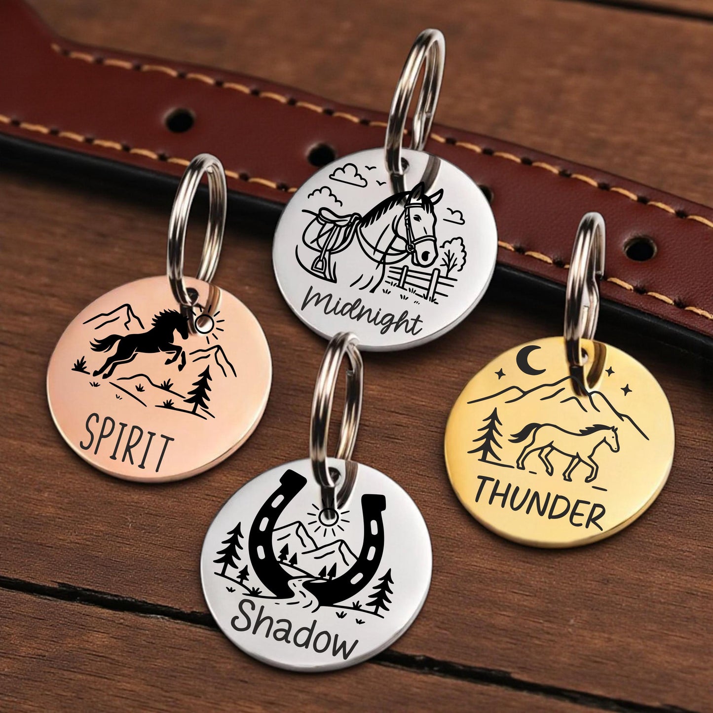 Custom Horse Bridle Tag