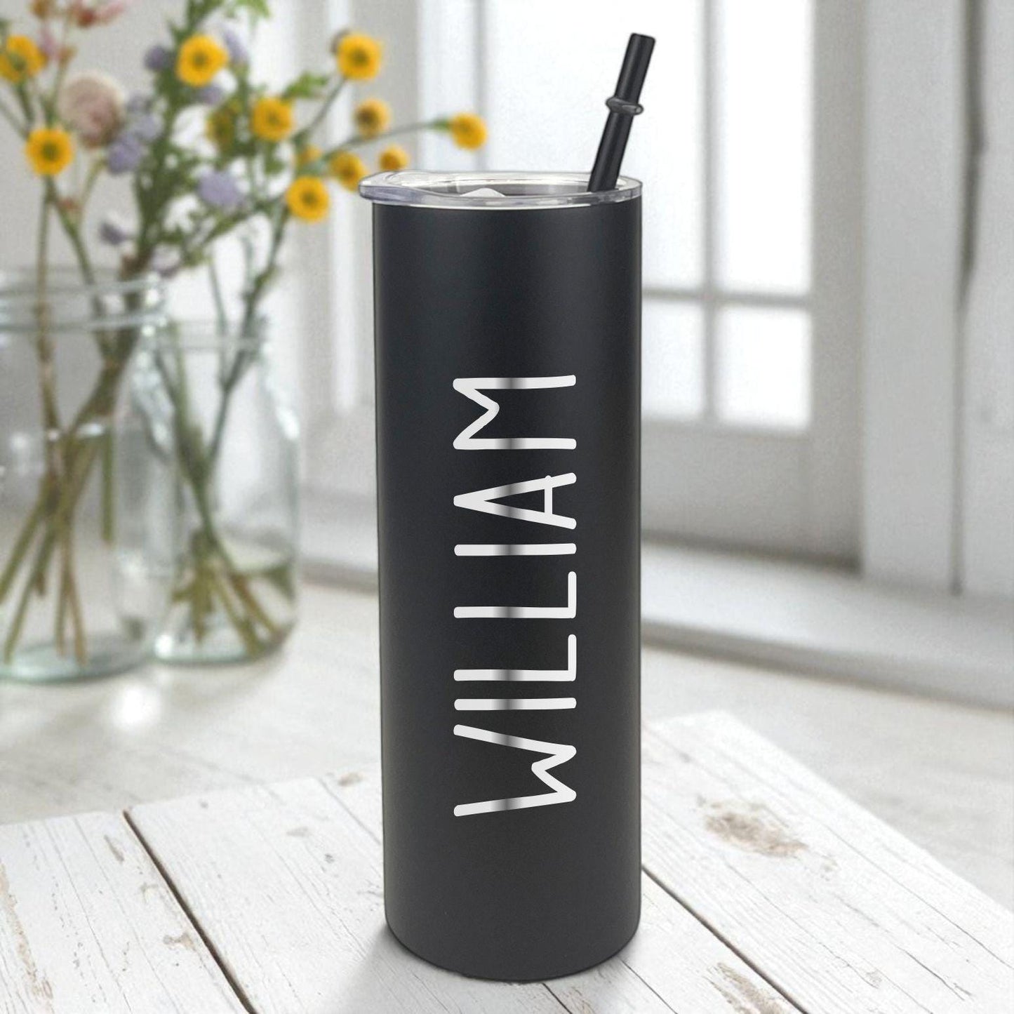 Personalized Skinny Tumbler with Name - a thoughtful custom gift