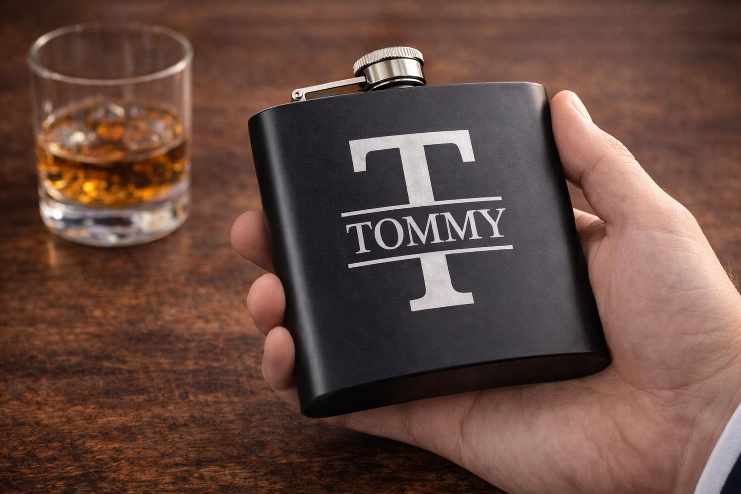 Groomsmen Proposal Gift Set, Personalized Flask set and Knife, Custom Gift Box for Best Man, Ushers & Groomsmen