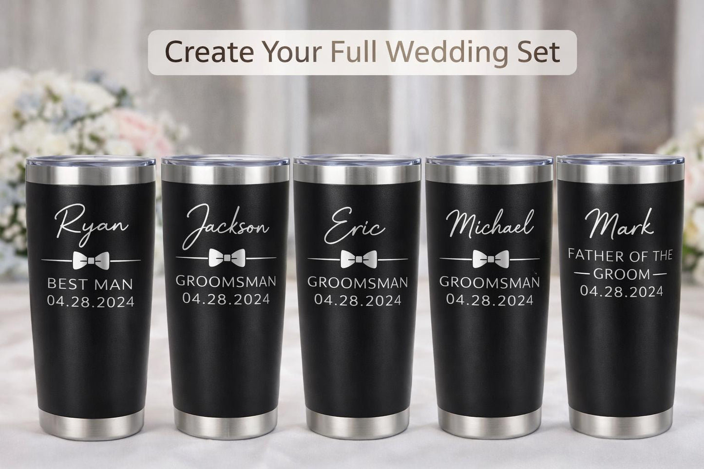 Personalized Groomsmen Tumbler