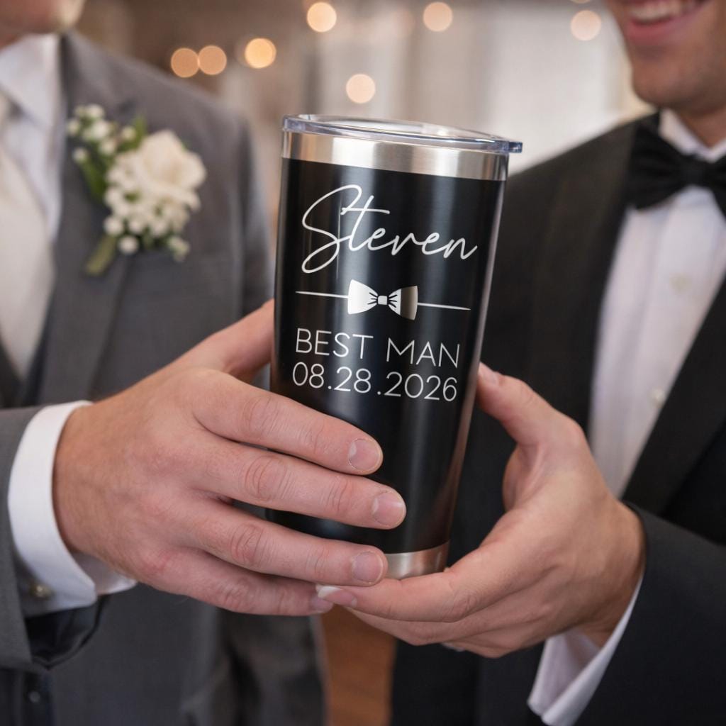 Best Man Gift Tumbler