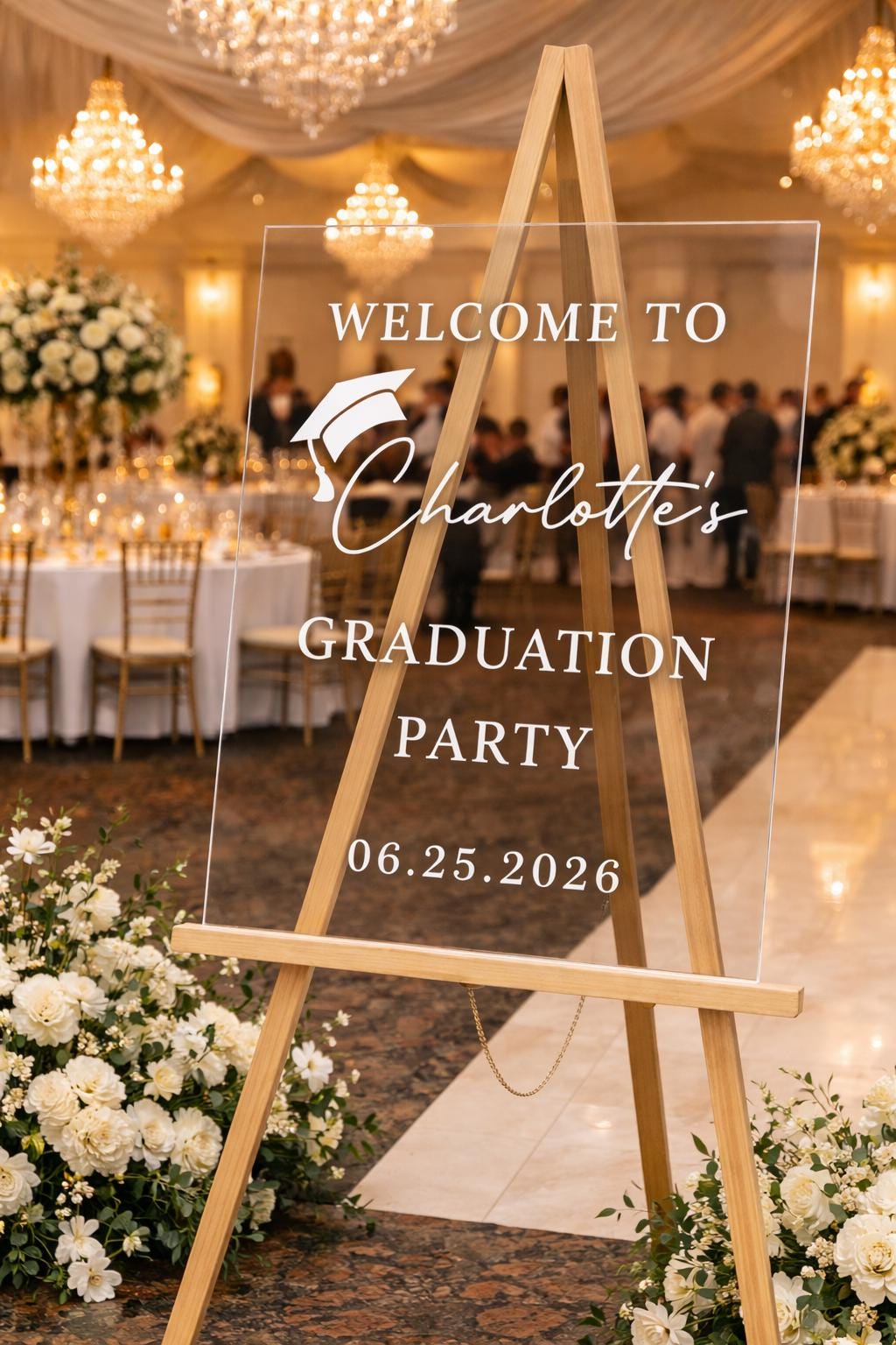 Graduation Welcome Sign with Name