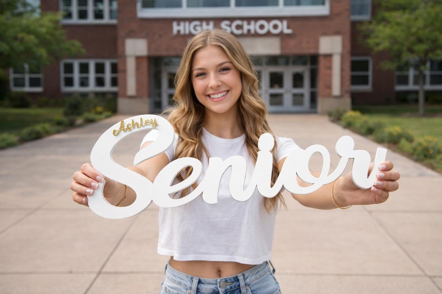 Senior Night Name Sign - color and style options