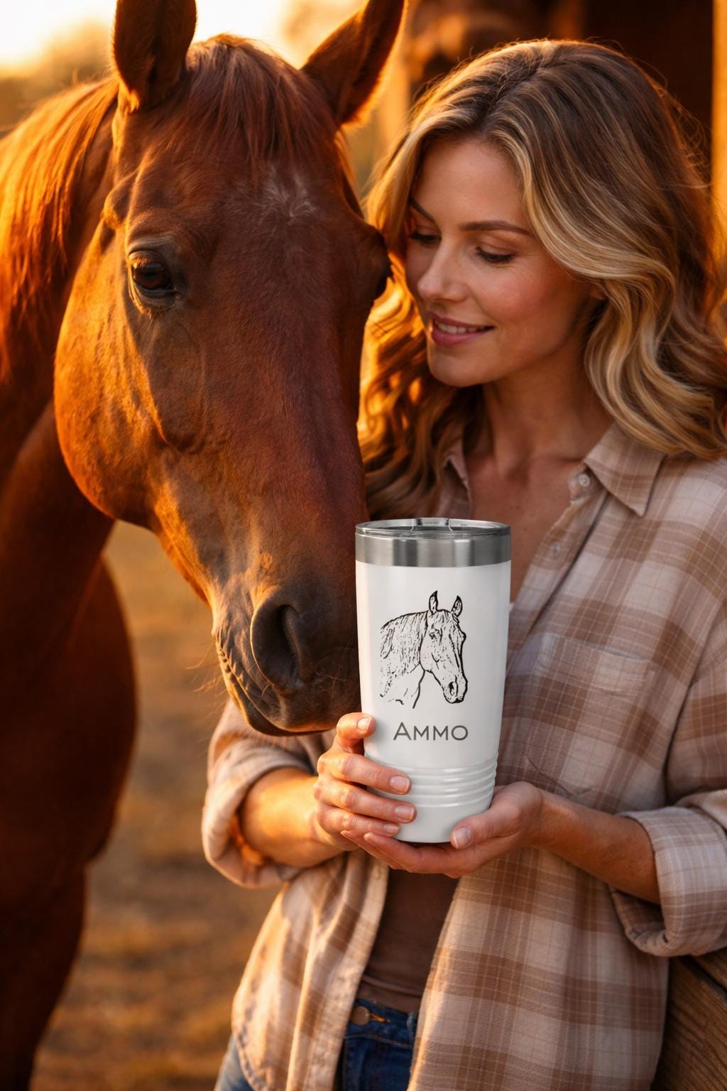 My Horse Custom Tumbler