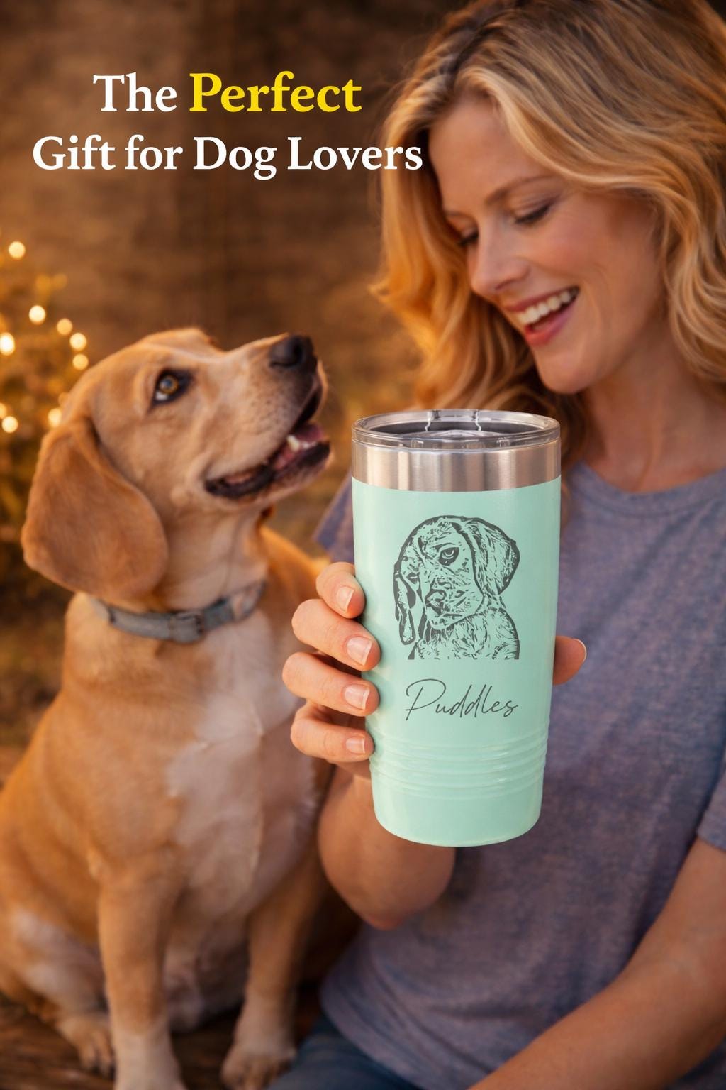 Personalized Dog Tumbler Gift