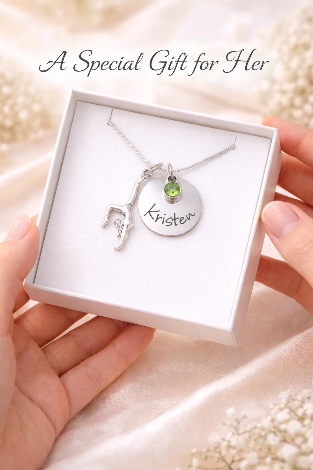 Personalized Gymnast Necklace