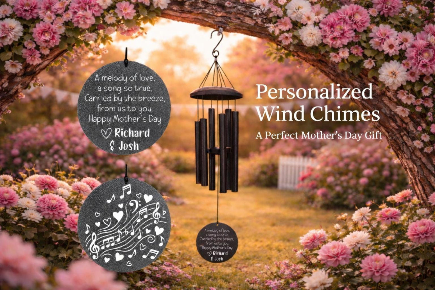 Personalized Wind Chime for Mom
