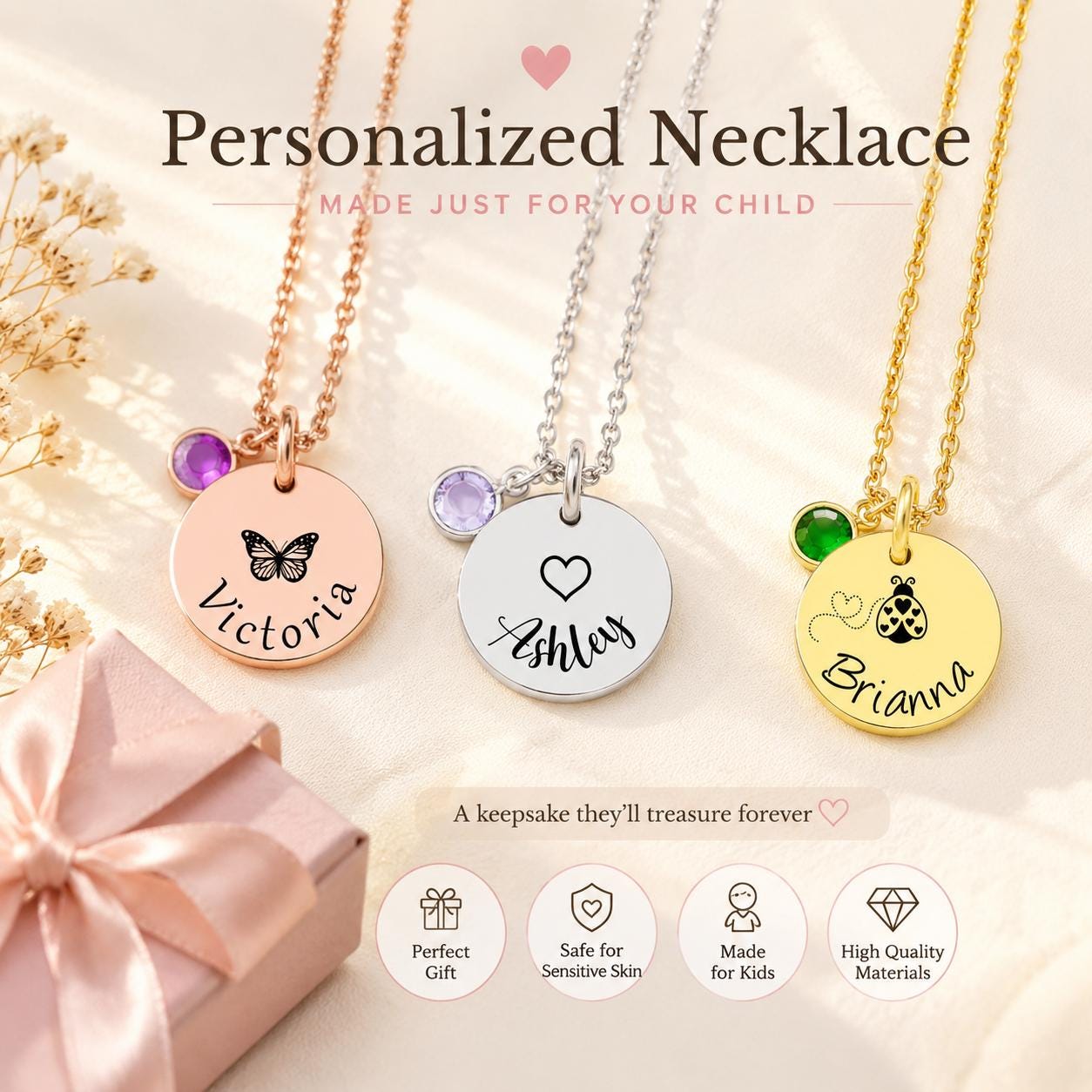 Personalized Child Necklace