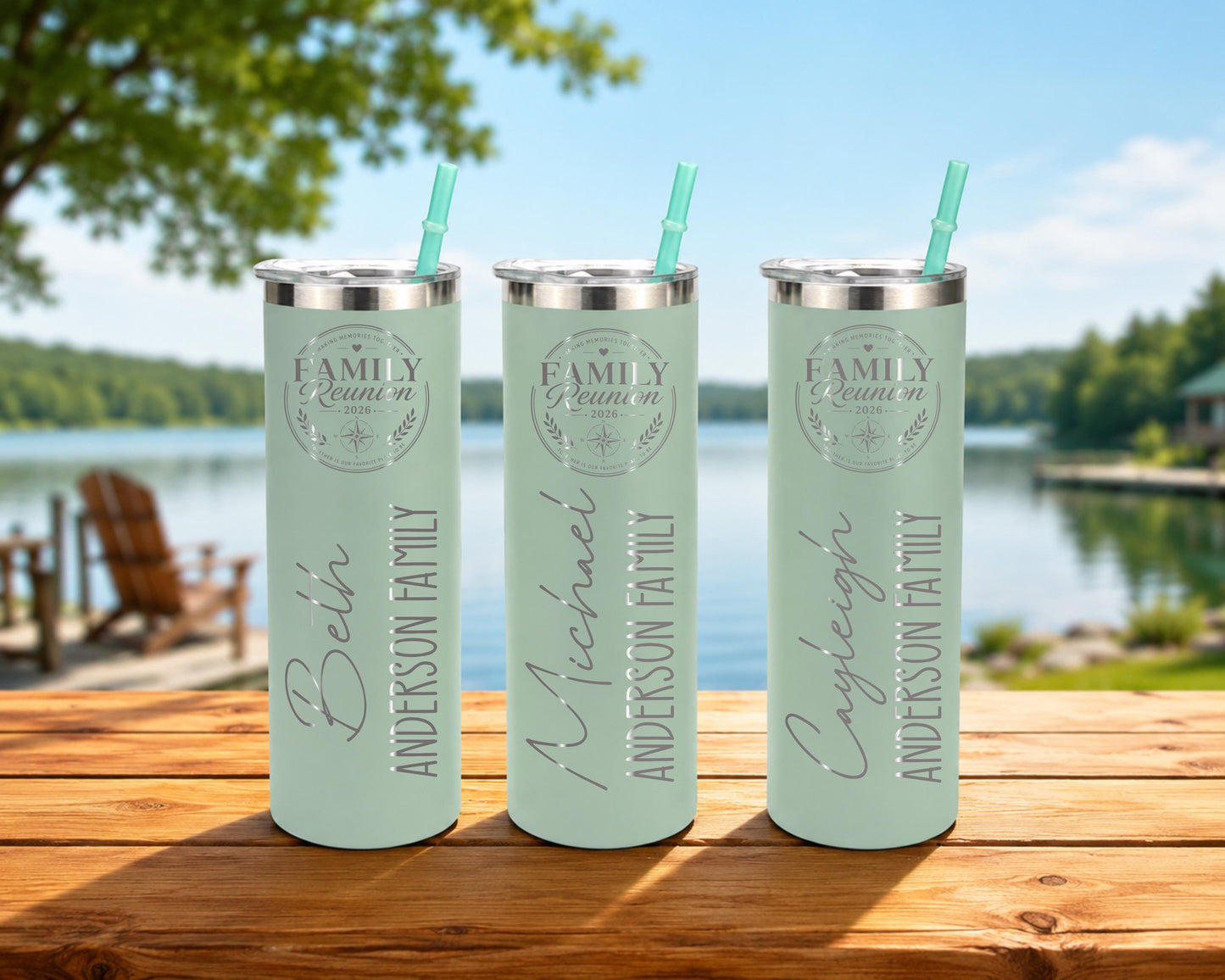 Family Reunion Cups with Name