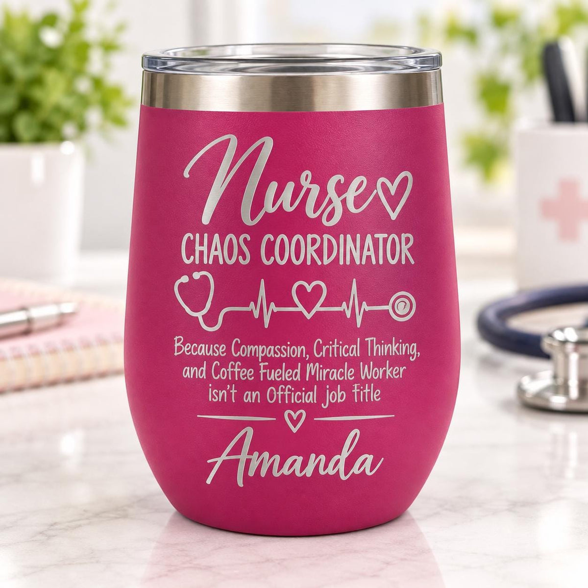 Personalized Hairstylist Tumbler