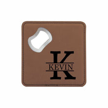 Load image into Gallery viewer, Groomsmen Gift, Coaster Bottle opener