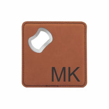 Load image into Gallery viewer, Groomsmen Gift, Coaster Bottle opener
