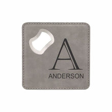 Load image into Gallery viewer, Groomsmen Gift, Coaster Bottle opener