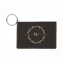 Load image into Gallery viewer, Personalized ID Keychain Wallet, Custom ID Holder, Leatherette Wallet, Ladies Wallet, Ladies purse, Woman's Purse, Teen Purse