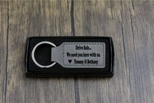 Load image into Gallery viewer, Customizable Leatherette key chain,
