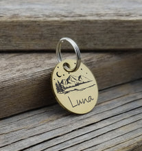 Load image into Gallery viewer, Personalized Pet Tag, Dog Tag, Cat Tag, Pet Id Tag, Custom Pet Tag, Cat collar tag, Dog name tag, Cat id tag,  Dog collar, Engraved tag,
