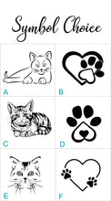 Load image into Gallery viewer, Personalized Cat ID Tag Small Pet Tag, Engraved Pet Tags Cat Lover Gift,  Rose Pet Id Kitty Tag • Cat Tag Small Id Tag Name Number Address