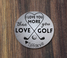 Load image into Gallery viewer, Anniversary Gift, Personalized Golf Ball Marker