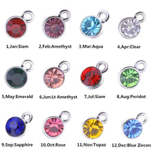 Load image into Gallery viewer, 13th Birthday Necklace,  Name Necklace with Birthstone
