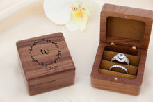 Load image into Gallery viewer, Custom Wood Ring Box