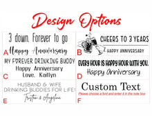 Load image into Gallery viewer, 3rd Anniversary gift for him, Personalized Leather Bottle Opener